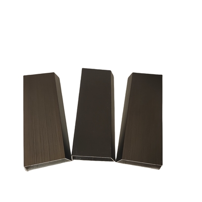 Servicio de procesamiento de desenrollamiento de perfiles de aluminio extrudido a medida con superficie anodizada