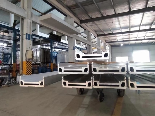 5.8-6.0M Shengxin Sección de perfil anodizado de aluminio estructural personalizado para puertas y ventanas