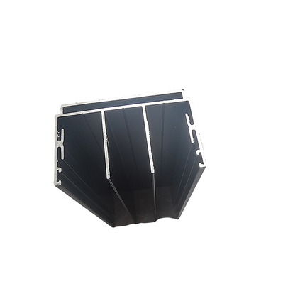 Perfiles de aluminio de puertas y ventanas con revestimiento en polvo de color personalizado para extrusiones personalizadas