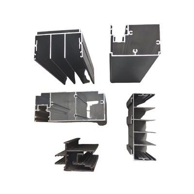 6061 6063 Profiles de aluminio de arquitectura anodizada Profiles de extrusión de aluminio personalizados