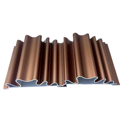 Los paneles ondulados de granos de aluminio de aleación de madera o de techo cumplen con la norma GB