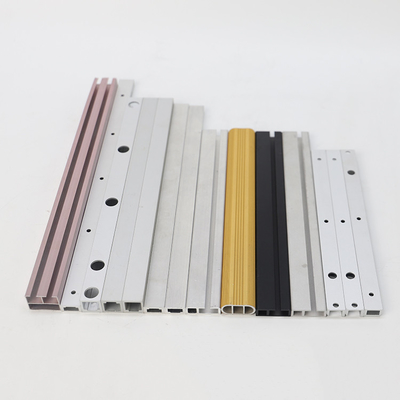 T5 T6 6063 Perfil de extrusión de aluminio con corte CNC de perfiles de aluminio anodizados personalizados