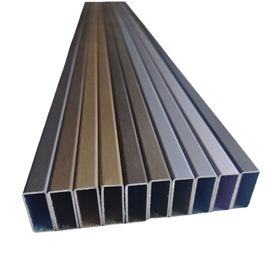 T5 T6 6063 Perfil de extrusión de aluminio con corte CNC de perfiles de aluminio anodizados personalizados