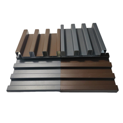Revestimiento de pared corrugado de aleación de aluminio de color personalizado para la construcción sostenible