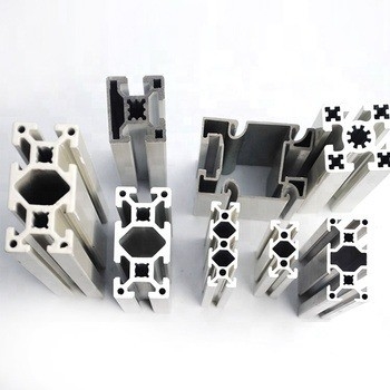Extrusión de aluminio 6061 T6 de ranura V personalizada para aplicaciones industriales y de construcción