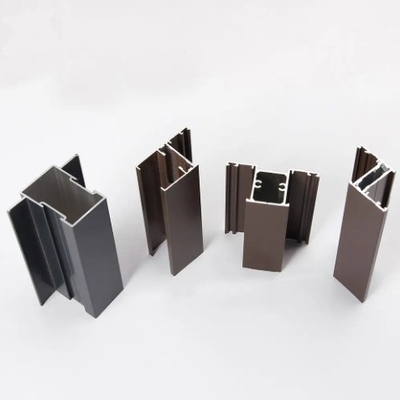 Profiles de aluminio extrudido para puertas y ventanas de construcción de viviendas