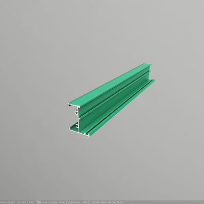 GB5237-2008 Perfil de aluminio anodizado de plata estándar para la construcción de apartamentos