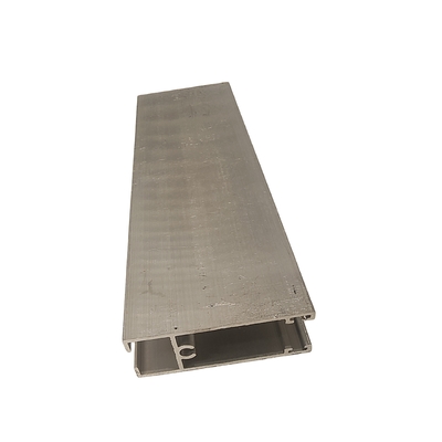 Profil de aluminio anodizado de plata estándar GB para ventanas de grano de madera recubiertas en polvo personalizadas