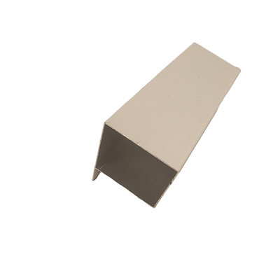Profil de aluminio anodizado de plata estándar GB para ventanas de grano de madera recubiertas en polvo personalizadas
