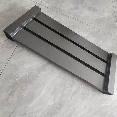 Revestimiento en polvo Barandillas de balaustrada de aluminio acabado para decoración interior y exterior