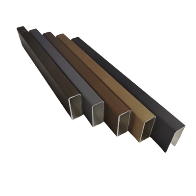 Revestimiento en polvo Barandillas de balaustrada de aluminio acabado para decoración interior y exterior