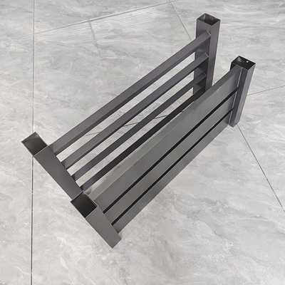 Cercas de seguridad de metal personalizadas de malla marrón de aluminio exterior cercas de jardín de privacidad para granja