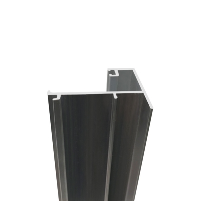 Perfiles de aluminio de oro y plata para el sistema de puertas correderas T3-T8 Temperatura