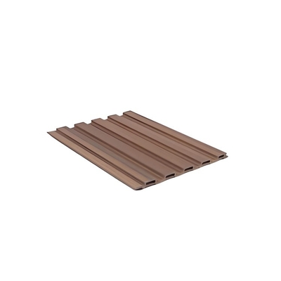 Entretenimiento Largura personalizada Gran pared Perfiles de aluminio Revestimiento metálico para Wave Deco