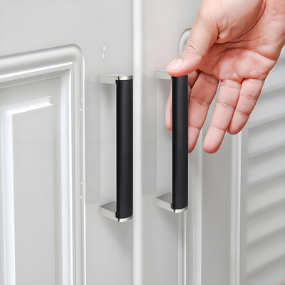 Puertas corredizas de vidrio hechas de aleación de aluminio con certificación ISO 9001 2008