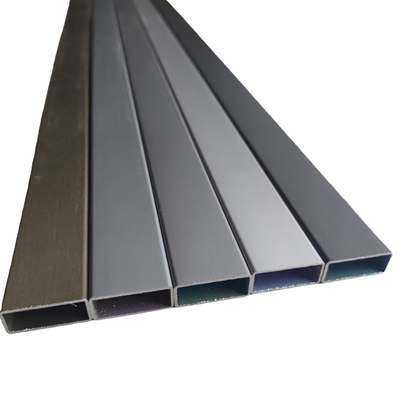 Perfiles de aluminio extrudido de color personalizado para decoración Perfiles de ventanas de la serie 6000