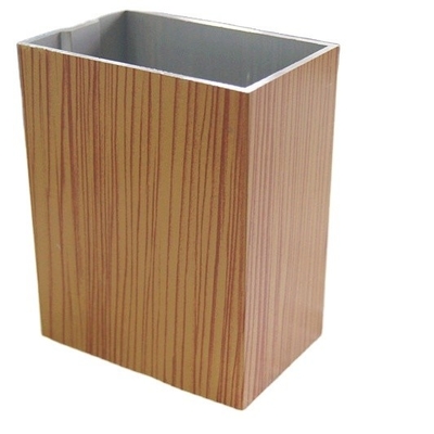 Perfil de aluminio de champán negro anodizado cuadrado para puertas corredizas de ventanas color personalizado