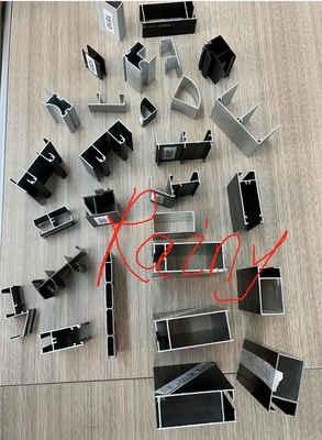 Anhui Shengxin Grano de madera Bolivia Perfil de ventana y puerta de aluminio con anodizado personalizado