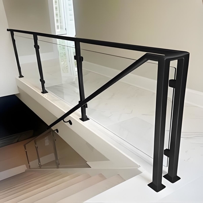 Manos de balustrada de vidrio sin marco para balcones y escaleras
