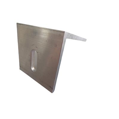 Perfiles de construcción de aluminio de ángulo de forma L de extrusión de suspensión por encargo