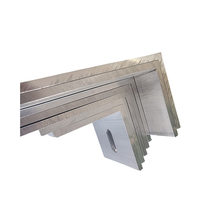 Perfiles de construcción de aluminio de ángulo de forma L de extrusión de suspensión por encargo