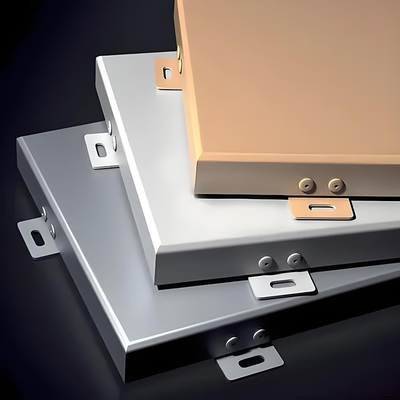 Materiales de construcción personalizados certificados ISO Hojas de revestimiento de paredes de aluminio para decoración