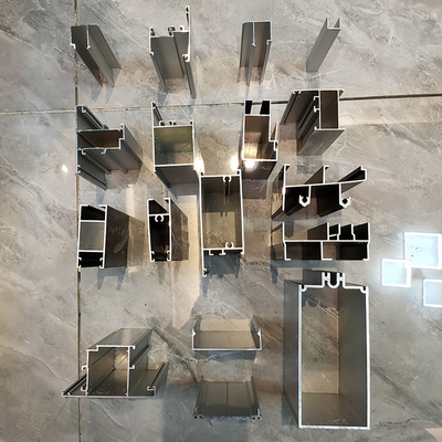 Perfiles de extrusión de aluminio anodizado para decoraciones de ventanas y puertas longitud 0,5-6,0M