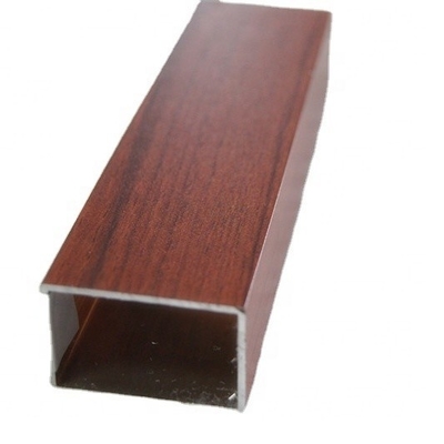 Profile de aluminio extrudido de la serie 6000 para aleación cuadrada 6005 6060 6061 6063 6082 T3-T8