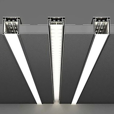 Canal de perfiles de banda LED requerido por el cliente para perfiles de aluminio de luz LED cuadrada
