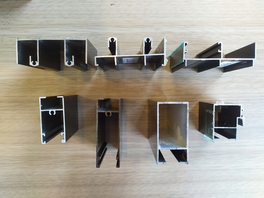 Perfil de aluminio con recubrimiento en polvo personalizado para ventanas y puertas corredizas Tolerancia ±1%