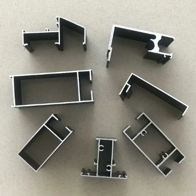 Perfil de aluminio con recubrimiento en polvo personalizado para ventanas y puertas corredizas Tolerancia ±1%