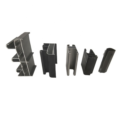 Profiles de ventanas y puertas deslizantes de aluminio de extrusión anodizante para colores personalizados