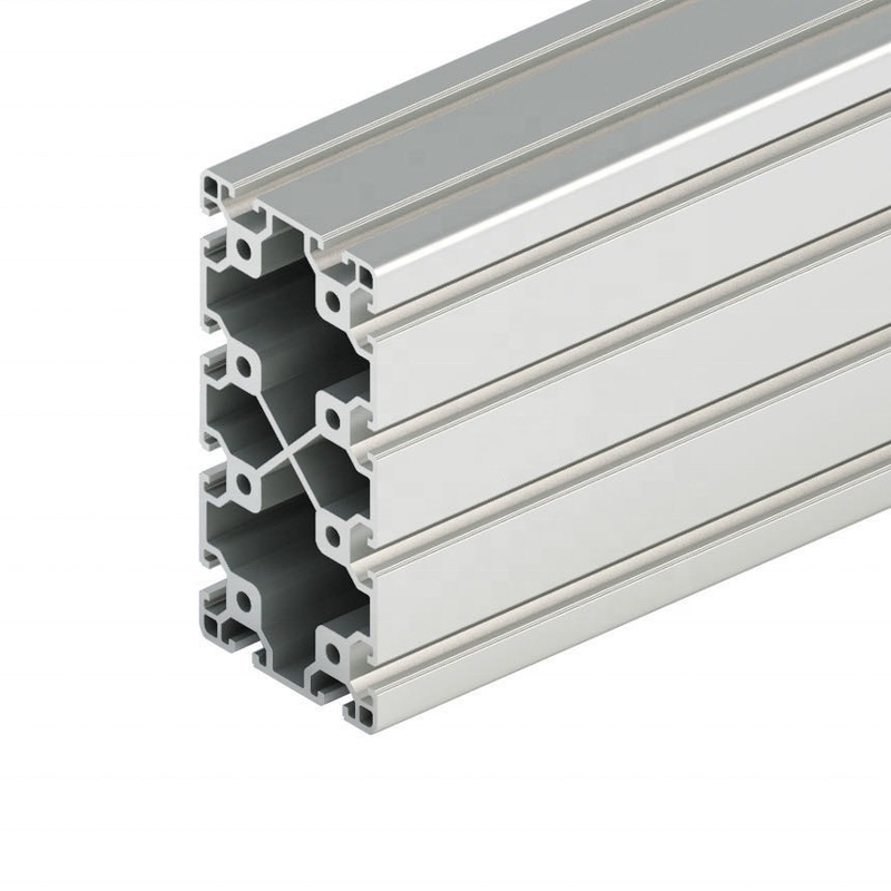 La norma GB5237-2008 80160 El material del marco de aluminio T Extrusión de ranura para productos