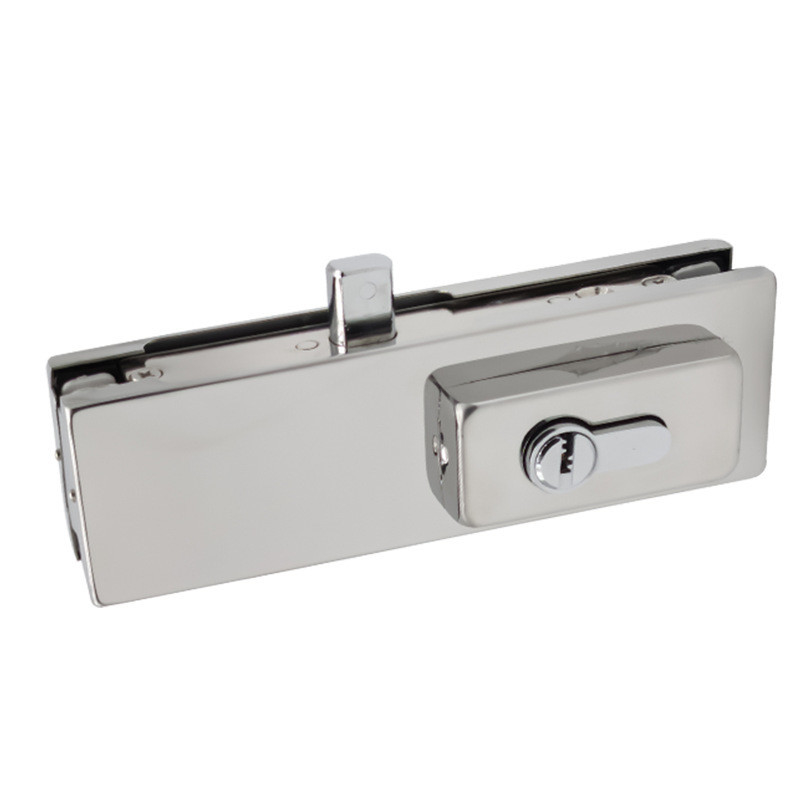 Accesorios de puertas de acero de aluminio de acabado de molino Hardware de vidrio con aleación de aluminio 6063