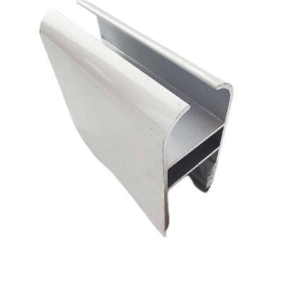 Barrera de vidrio de aluminio de canal U con altura personalizable y material de aleación