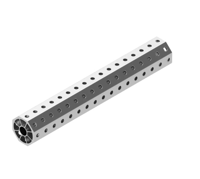 Profiles de extrusión de aluminio industrial a medida para herramientas de agarrador euro de forma octogonal