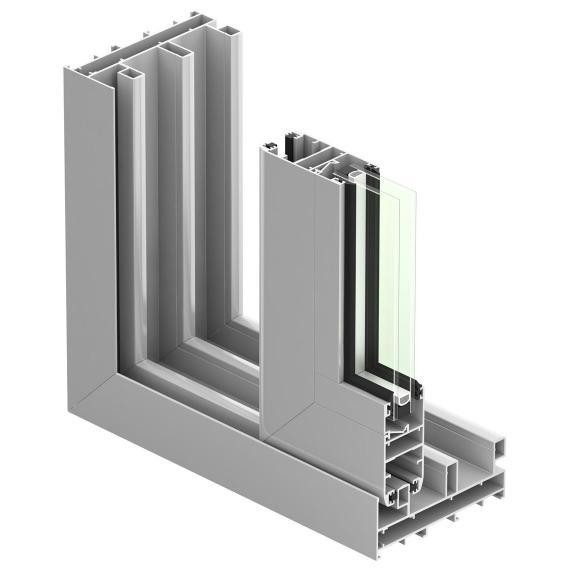 Temperatura T3-T8 Medera Nicro Blanco Anodizing Aluminio Extrusión Profiles de ventanas y puertas