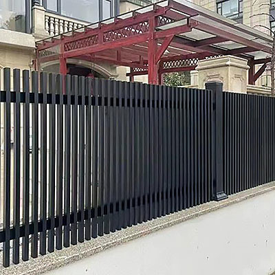 Grado de cercas de la piscina de la serie 6000 Panel de cercas metálicas ornamentales de aluminio para protección
