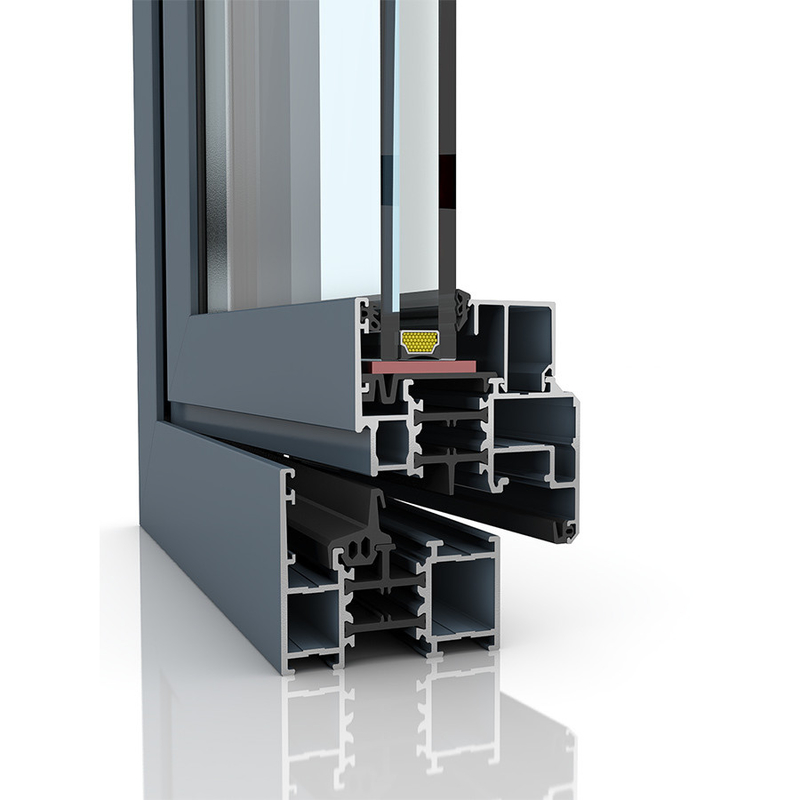 T-Profile 6063 T de aluminio para puertas y ventanas corredizas y con casilla SHENGXIN 2023