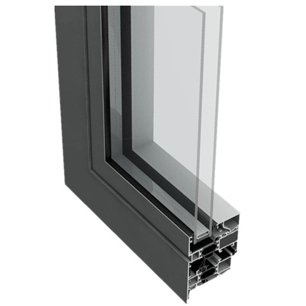 Cuadro de doble acristalamiento 6063 T5 Perfil de aluminio para ventana de casamento dentro de 5,8-6,0M de longitud