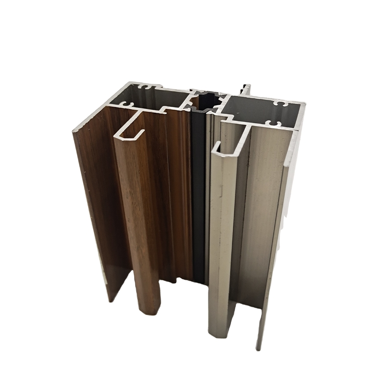 Perfiles de ventanas de aluminio 6063 personalizados para puentes de rompecabezas térmicos