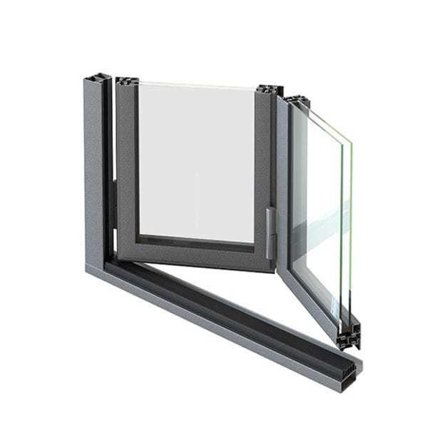 Perfil de extrusión de aluminio de diseño chino para ventanas horizontales a un precio asequible