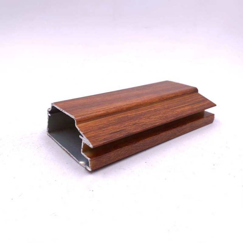 Top Ten de venta de grano de madera perfil de aluminio en 6063 aleación de aluminio es aleación 500 kg