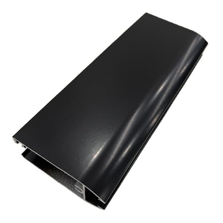 Anhui Shengxin Perfil de aluminio de longitud personalizada para puertas y ventanas negras de brillo mate