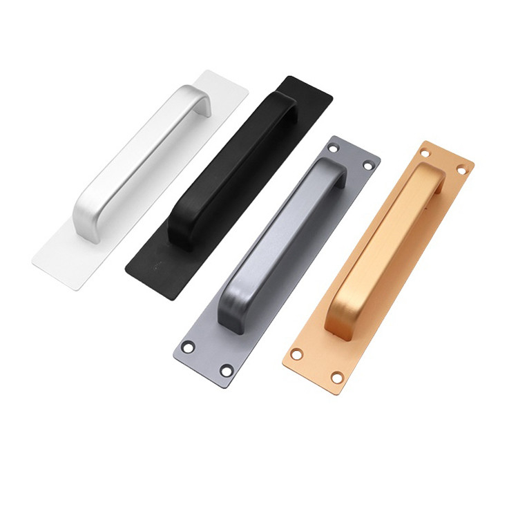Manija o accesorios de aleación de aluminio para puertas y ventanas personalizadas en acabado anodizado