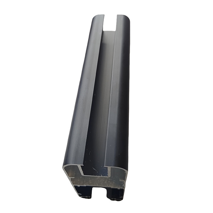 Perfil de extrusión de aluminio de color personalizado de la serie 6000 para el marco de puerta corredera