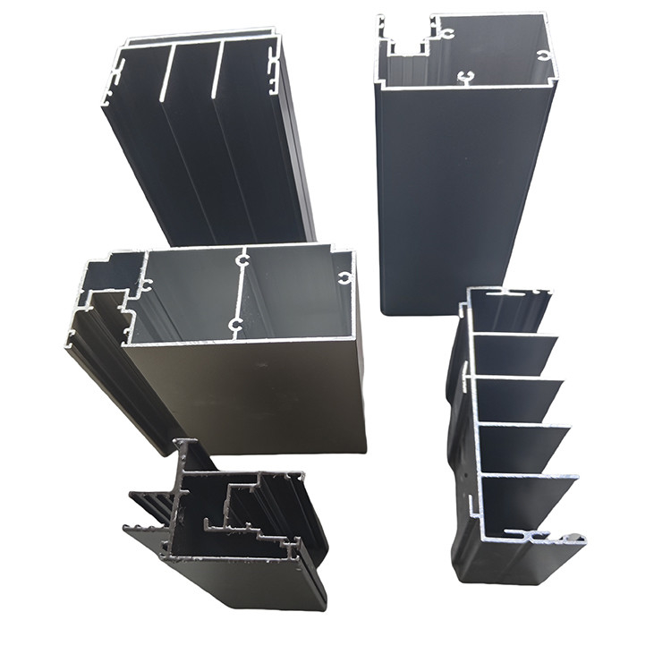 Perfiles de extrusión de aluminio OEM en colores personalizados para anodización de puertas y ventanas