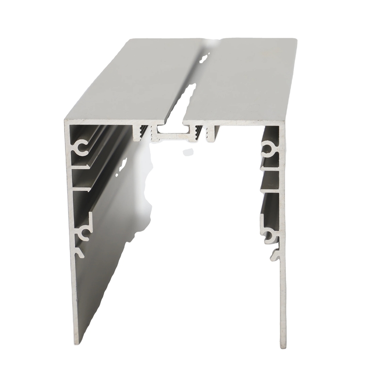 Profiles de extrusión de aluminio anodizado de ahorro energético para la bandeja de lámparas de tamaño personalizado