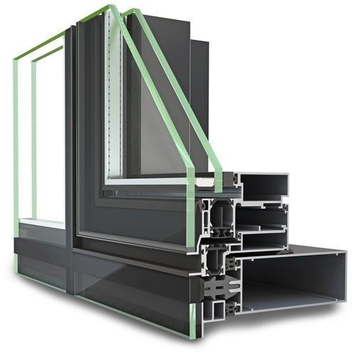 Los perfiles de extrusión de aluminio de acabado de molino para ventanas y puertas cumplen con el estándar GB Shengxin