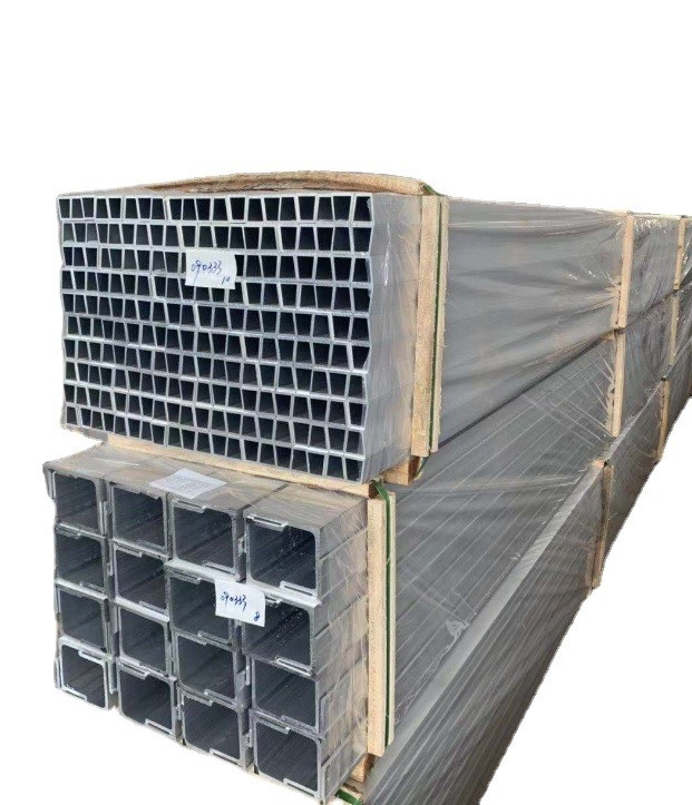 Tubos de perfiles de aluminio extruidos para estantería Gran cantidad de acabado de molino 6063/6061 aleación T5